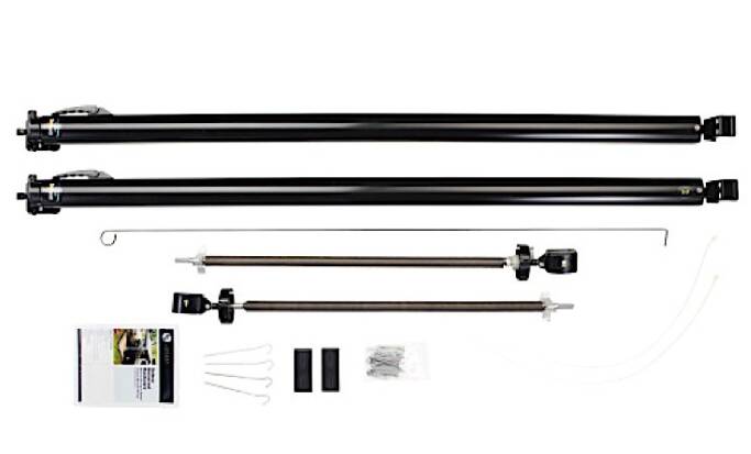 Lippert Universal Awning Hardware - Solera Classic Standard - Black • 434717