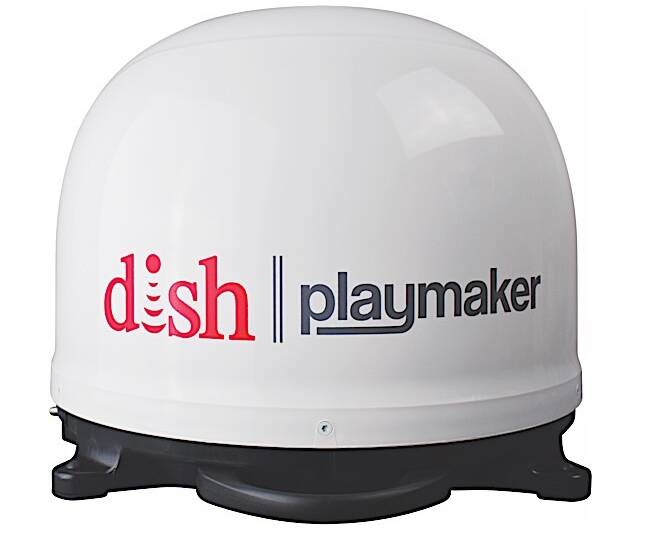 Winegard Dish Playmaker, White, With Dish Wally Receiver, Bundle • PL7000R