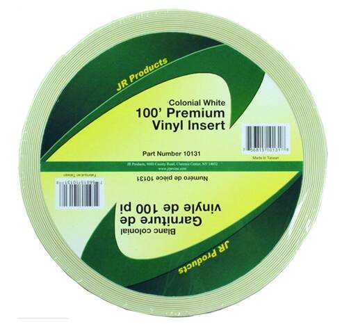JR Products Colonial White Vinyl Insert For RV - 100' • 10131