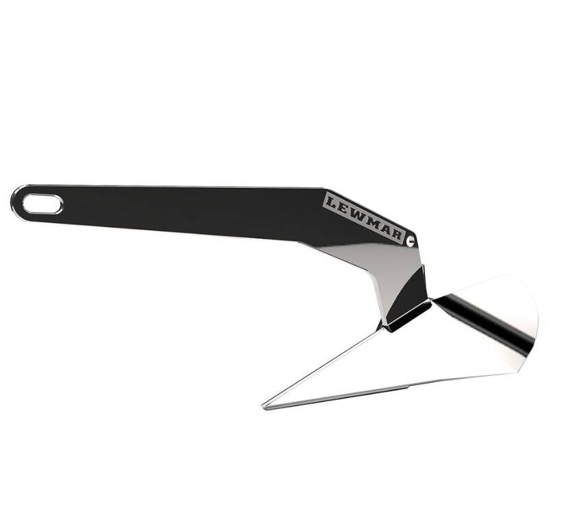 Lewmar DTX 11 lb Stainless Steel Plow Anchor • 0057205