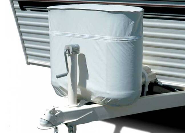 ADCO Polar White LP Tank Cover - 30 Lb Double • 2113