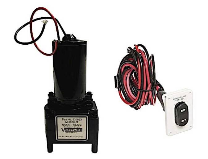 Stromberg Carlson 6500 lb Landing Gear Replacement Motor with Ip Rated Switch • LG-242728
