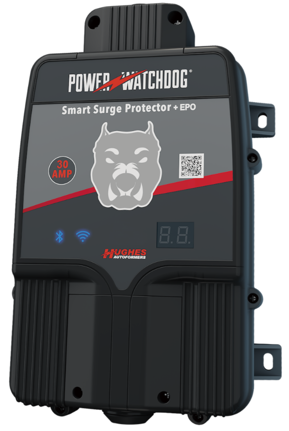 Hughes 30A Gen II Power Watchdog RV Surge Protector, Hardwired • PWD30EPOHW