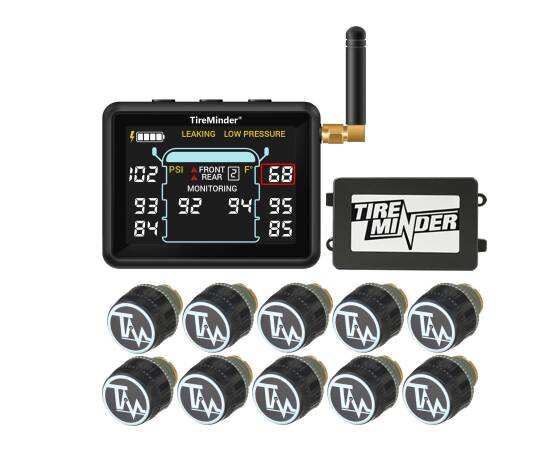 TireMinder i10 with 10 External Transmitters • TM22143