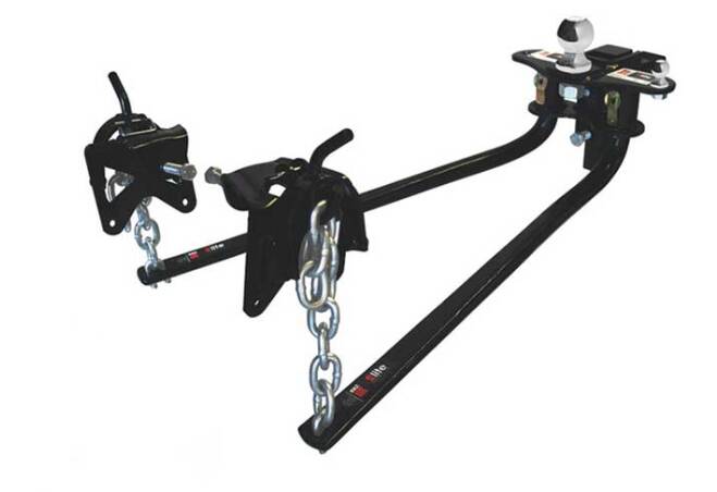 Eaz-Lift Elite Weight Distribution Hitch 1200 lb Adjustable Ball Mount with Shank • 48059