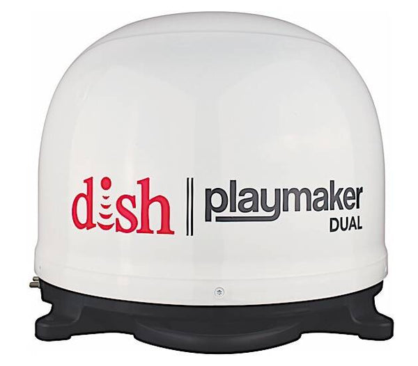 Winegard Dish Playmaker Dual Automatic Satellite System, White • PL-8000