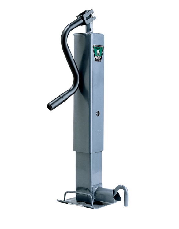 Bulldog HD Square Trailer Jack, 12,000 lbs. Support Capacity, Topwind, 12-1/2 Inch Travel • 182304