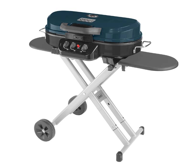 Coleman RoadTrip 285 Portable Stand-Up Propane Grill, Blue • 2000033051