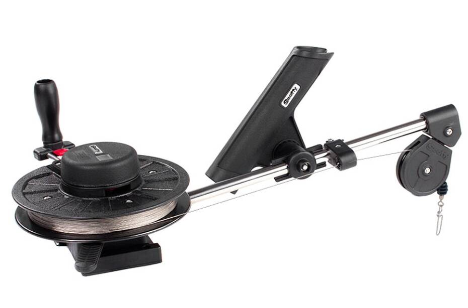 Scotty 1060 Depthking Manual Downrigger with Rod Holder • 1060DPR
