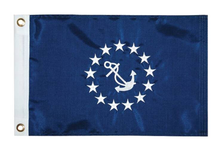Taylor Made 12" x 18" Nylon "Commodore" Officers Flag • 93076