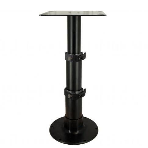 Springfield Marine 3-Stage Boat Table Pedestal, Gas Powered, 12-1/2" Table Mount • 1660230-BLK