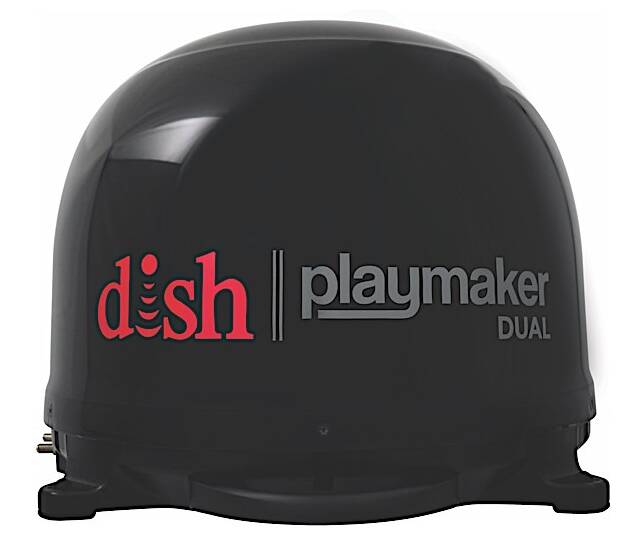 Winegard Playmaker Dual Automatic Satellite System, Black • PL-8035