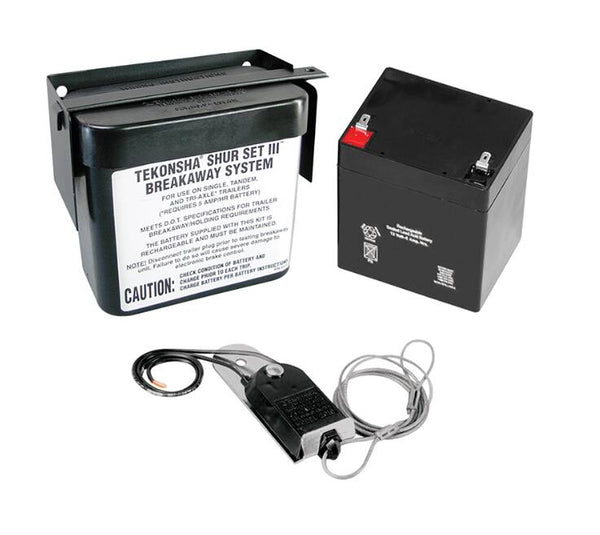 Tekonsha Shur-Set III Lockable Breakaway System, Includes #2010 Nylon Breakaway Switch • 20010