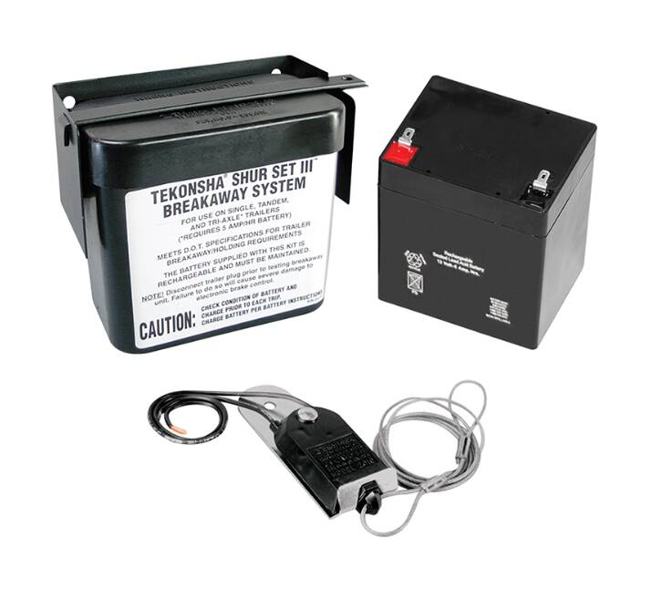 Tekonsha Shur-Set III Lockable Breakaway System, Includes #2010 Nylon Breakaway Switch • 20010