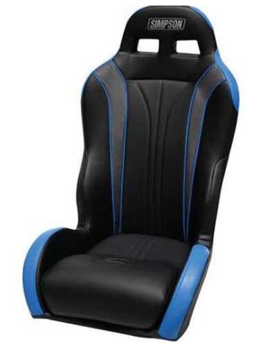 Simpson Racing Vortex UTV Front Seat, Black/Light Blue • 101317