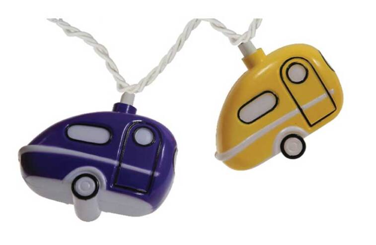 Camco Party Lights - Retro Travel Trailer • 42655