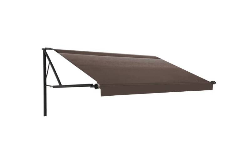 Dometic 9'W x 8'Ext. Vinyl Fade Sandstone Patio Replacement RV Awning Fabric with Polar White Weather Cover • B3314989NS.409