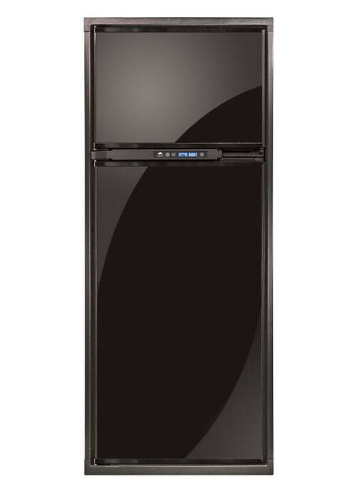 Norcold Polar 8 cu ft 2-Way AC/LP RV Refrigerator, RH Door, Black • N8XFR