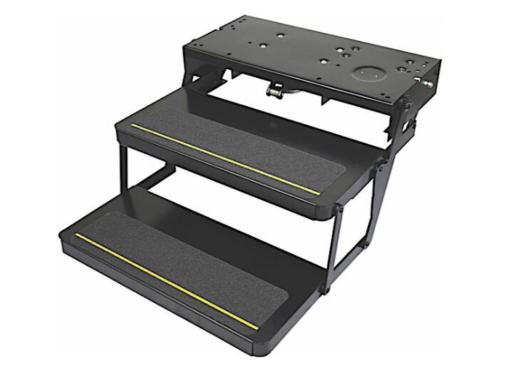 Lippert 40 Series RV Step Assembly with Logic Control Unit and Power Switch Kit • 3726892