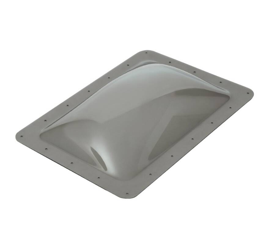 Icon Solar Gray Rectangular Outer Skylight, 18"W x 26"L • 12555
