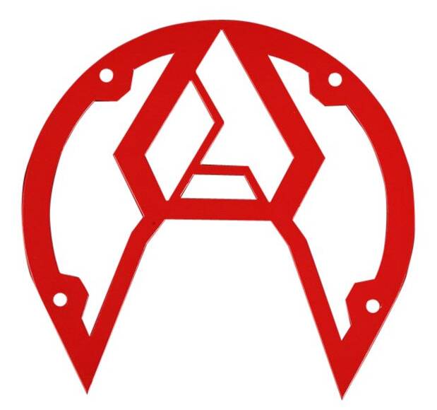 Assault Industries Sidewinder Convex Bezel Set, Red • 101005SM0803