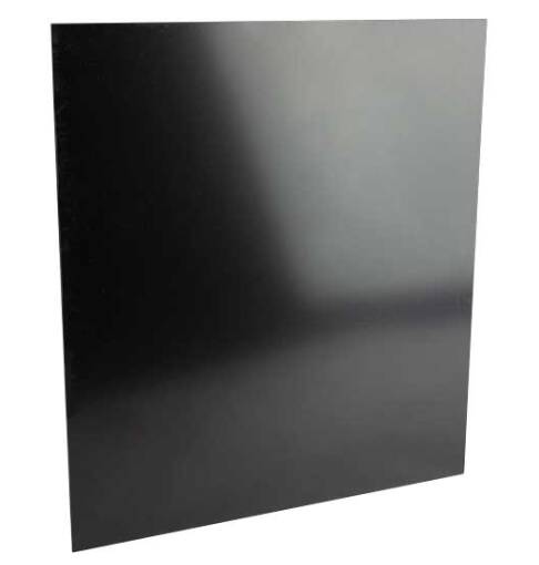 Norcold Upper Door Panel for 1210 Model Black Acrylic • 629758