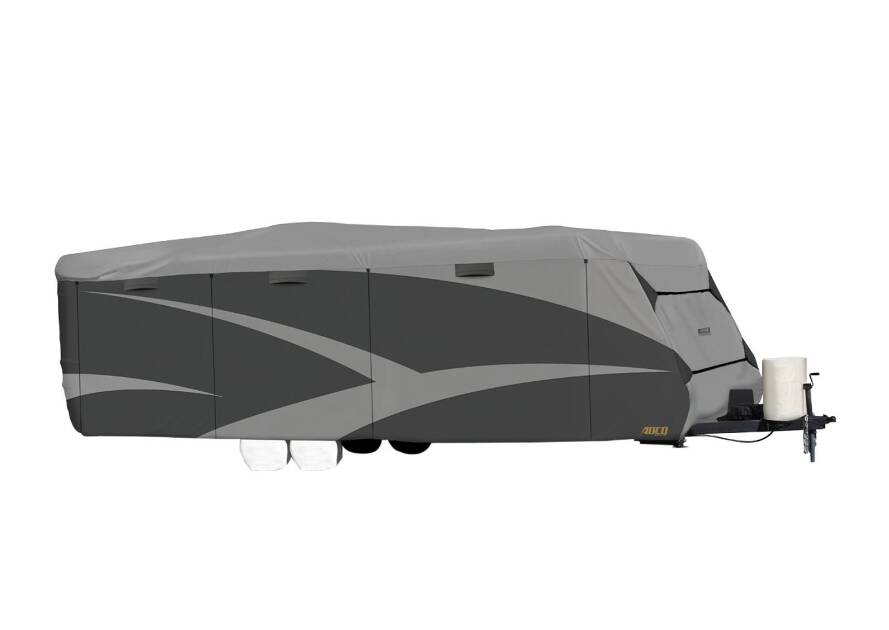 ADCO SFS AquaShed Designer Travel Trailer Cover (Gray, Up to 22') • 52241