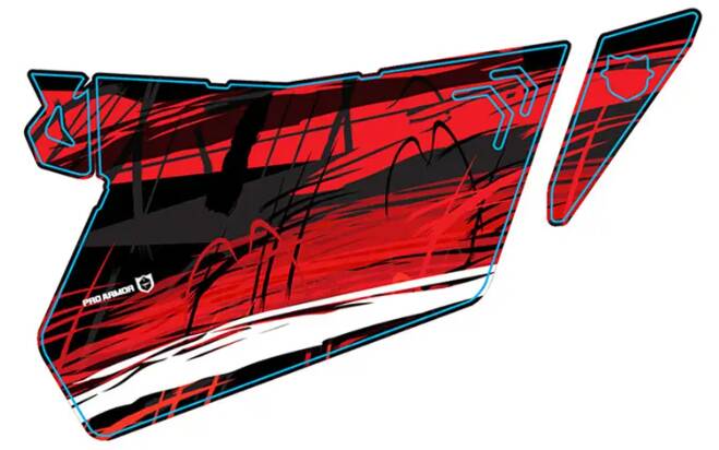Pro Armor 2018 RZR XP 1000 Traditional Door Graphic - Black Pearl • P181G501BP