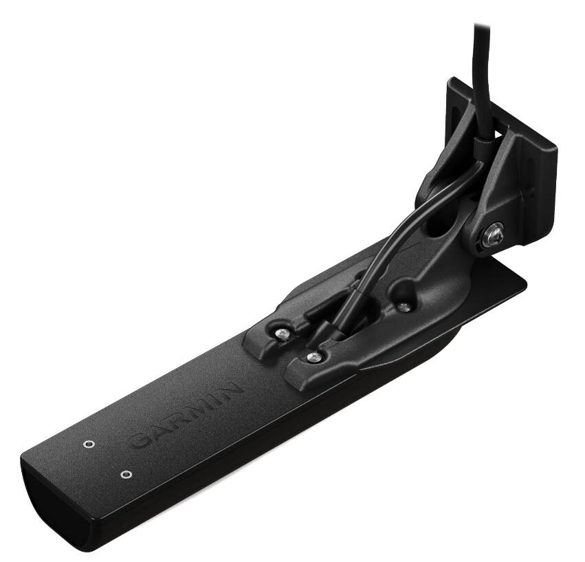 Garmin Ultra HD GT56UHD-TM 12-Pin Plastic Transom Mount Transducer with 25' Cable • 010-13073-00