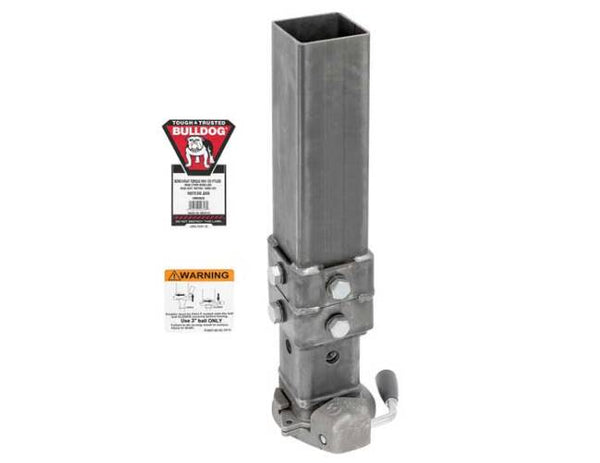 Bulldog BX1 Gooseneck Coupler, 3 in. Diameter, 40,000 lbs. Capacity, Square • 1289200300