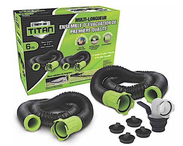 Thetford Titan Premium RV Sewer Kit System: 20-Ft • 17903