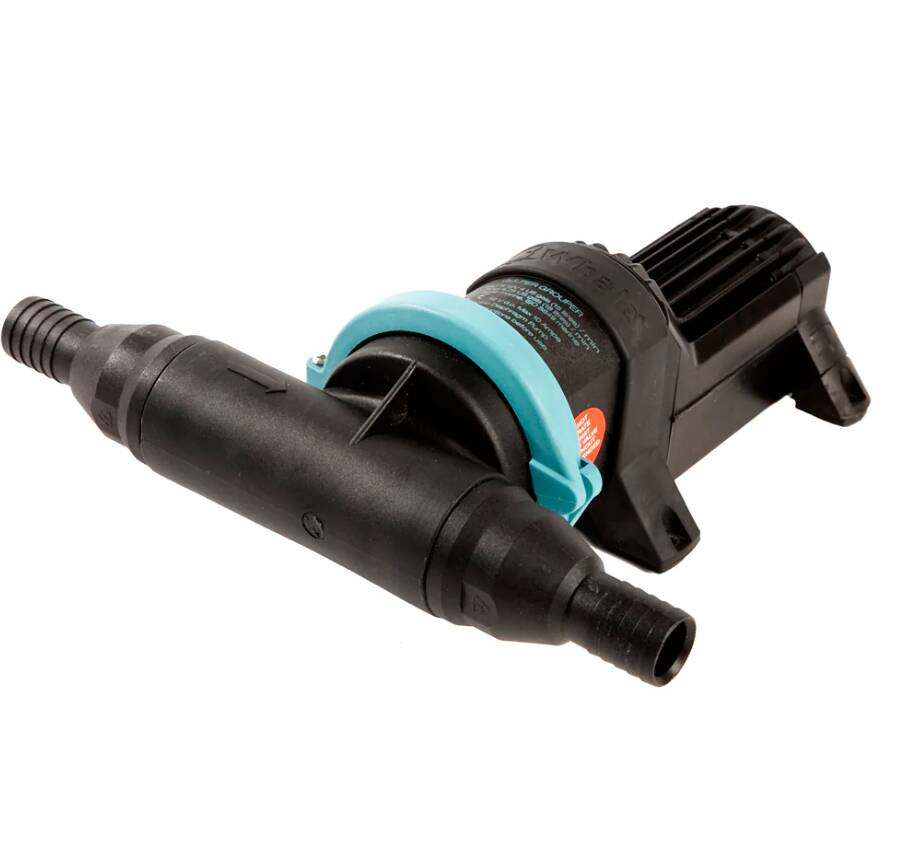 Whale Gulper Grouperâ„¢ 12V 438 GPH Electric Diaphragm Fishbox Evacuation Pump • BP4572