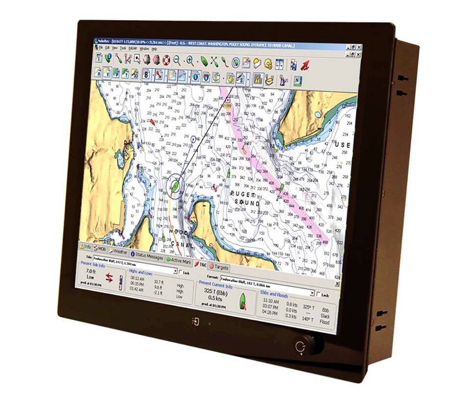 Seatronx 17" Sunlight Readable Touch Screen Display • SRT-17