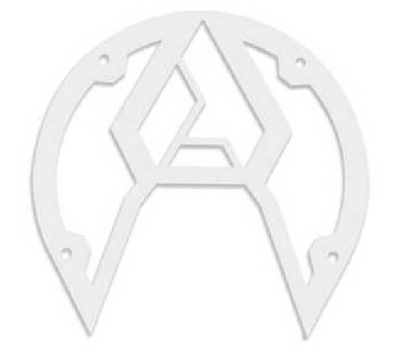 Assault Industries Sidewinder Convex Bezel Set, White • 101005SM0806
