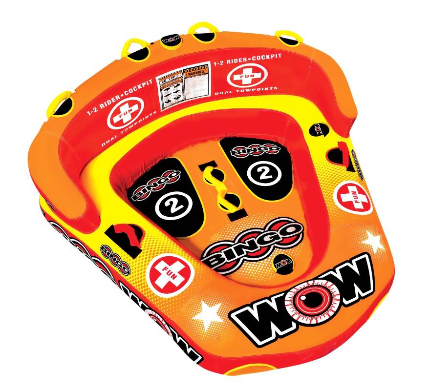 Wow Watersports Bingo 2-Rider Towable Tube • 14-1060