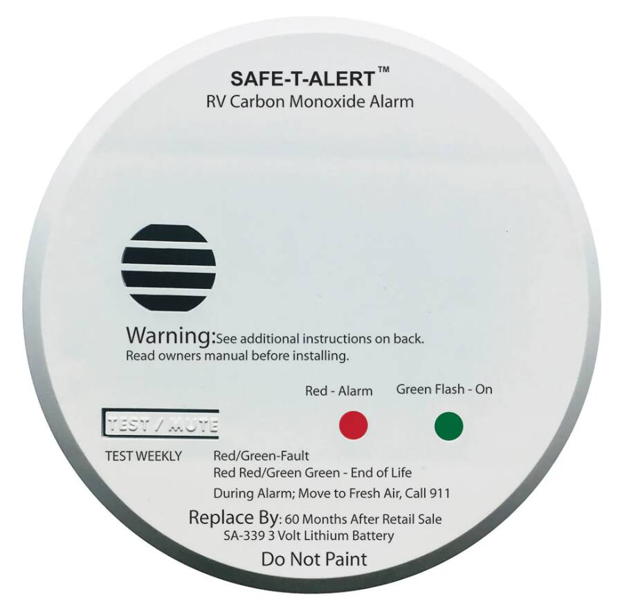 Safe-T-Alert Sealed Battery Carbon Monoxide Alarm • SA-339