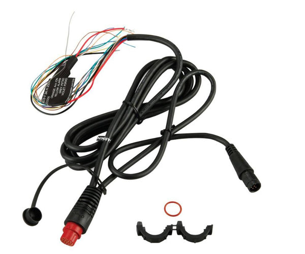 Garmin 19-Pin Power/Data Cable with NMEA/Bare Wires/Proplietary Connectors for Sonars • 010-11482-01