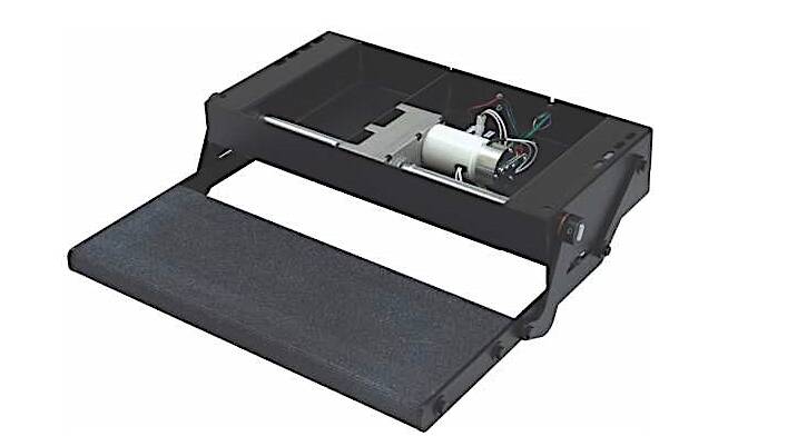 Lippert 30" Single Tread Lite Power RV Step With Switch, Harness • 353620