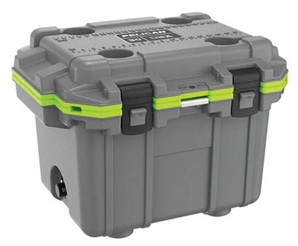 Pelican 30-Quart Elite Cooler - Dark Gray/Green • 30Q-1-DKGRYEGRN