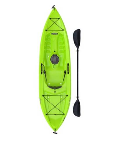 Lifetime Tioga 100 Sit-On-Top Kayak (Paddle Included) – Lime Green • 90534
