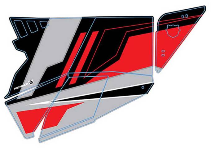 Pro Armor 2018 RZR XP 1000 Stealth Door Graphic - Black Pearl - Ride Command • P181G500BPR
