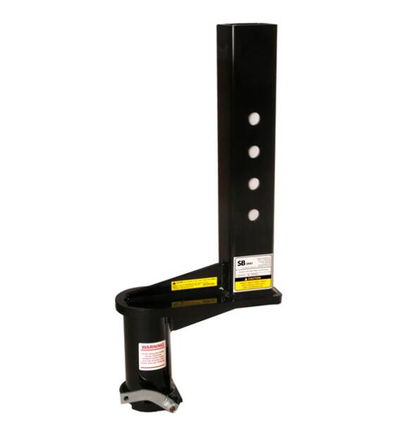 PopUp 9" Offset, 4" Square Coupler for Flatbed Trucks • SB3XL