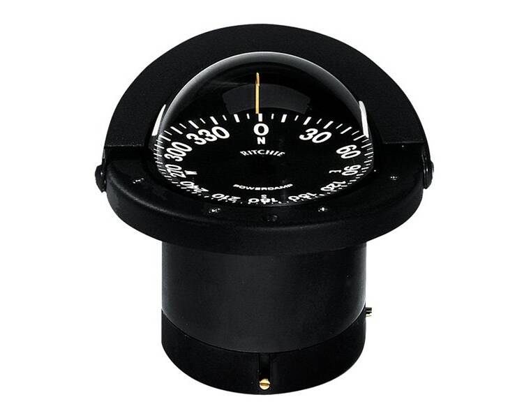 Ritchie Navigator Black Flush Mount Compass • FN-201