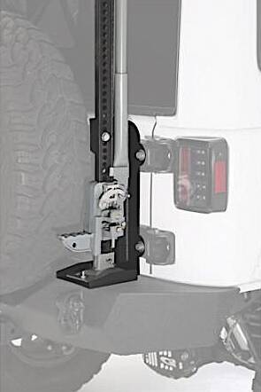 Smittybilt Trail Jack Mount for 07-18 Jeep Wrangler JK with HD Pivot Tire Carrier • 2844