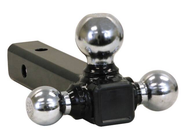 Buyers Tri-ball Mount, 1-7/8in, 2in, 2-5/16in Chrome Balls • 1802207