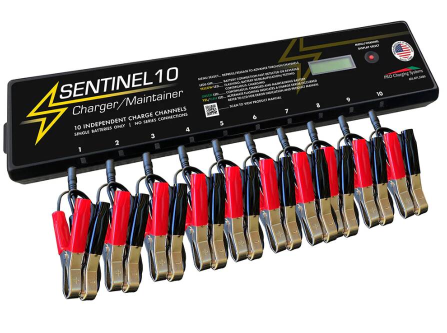 Dual Pro Sentinel 10 Charger/Maintainer, 10 Bank • S10