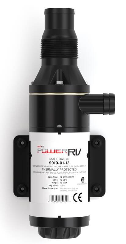 Remco Macerator Pump W/ Fixed Inlet - 24V DC • 9910-01-24