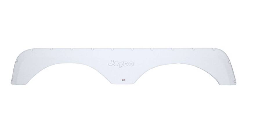 Icon FS2185 66-1/8"L x 11"H (6-3/8" Arch Heigh) Polar White Tandem Fender Skirt for Jayco Eagle Model • 12185