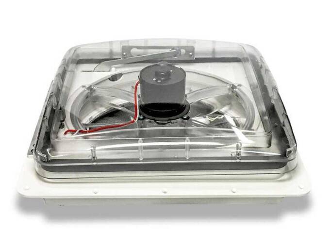 Heng's Zephyr Hi-Performance Powered Roof Vent - Clear • SV0112-G4
