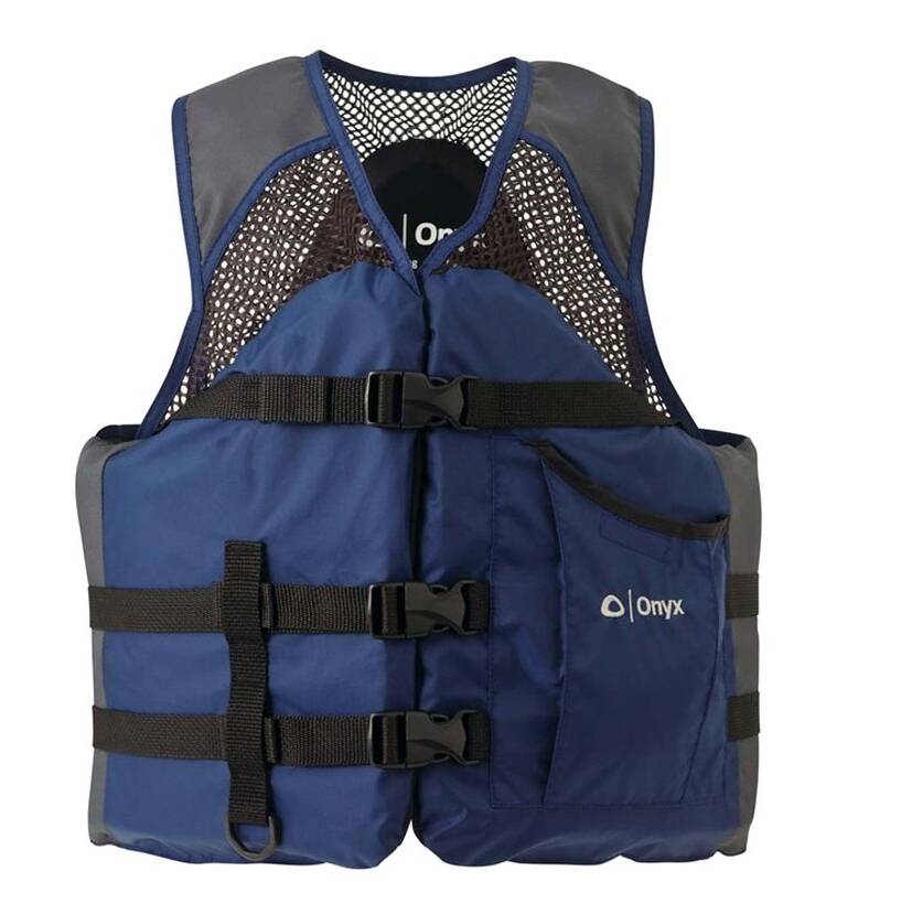 Onyx Outdoor Mesh Classic Adult 4XL Navy Sport Life Jacket • 116200-500-080-13